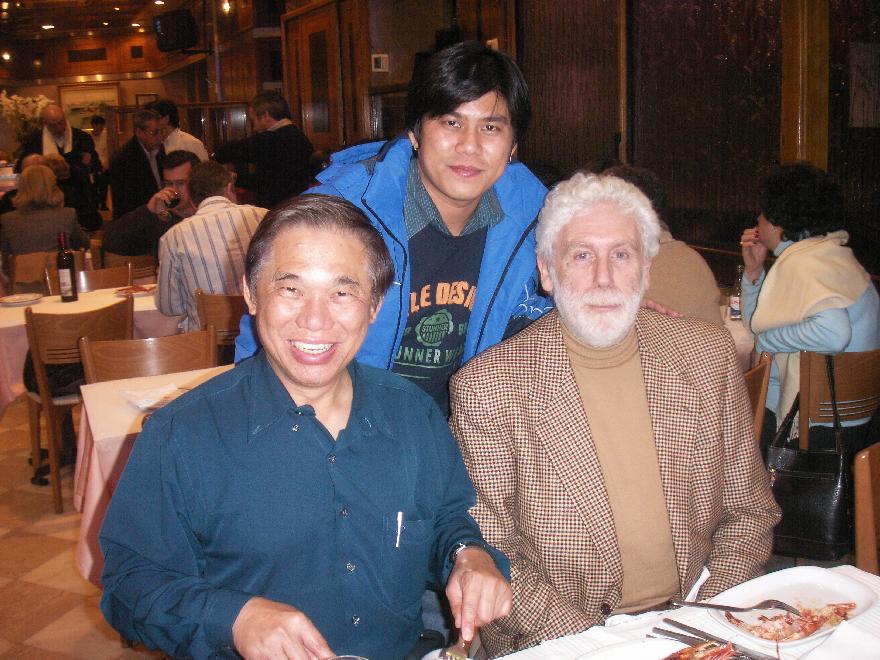 Grandmaster Wong, Sifu Wong Chun Nga and Sifu Riccardo Salvatore