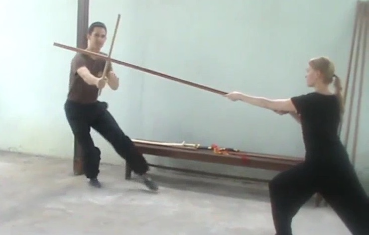 Deflecting a Spear with Sabre