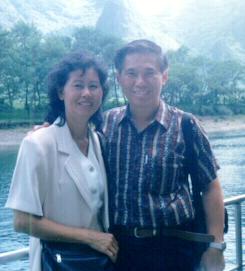 Sifu Wong and his wife