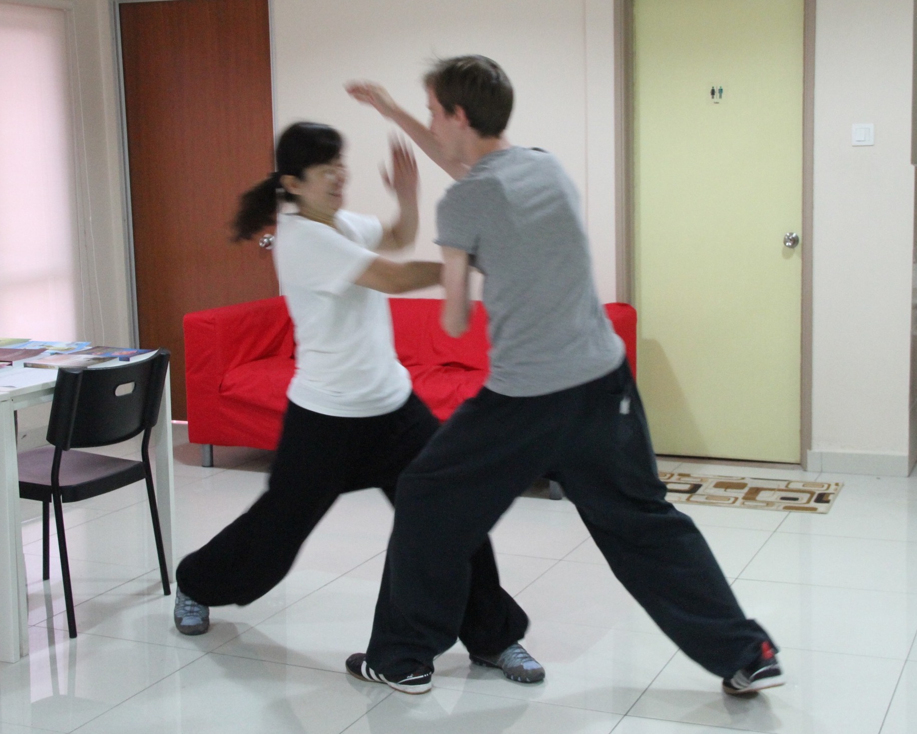 combat using kungfu patterns