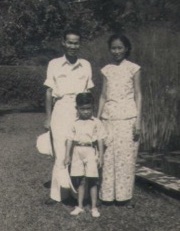 My father, my mother and me more than 60 years ago